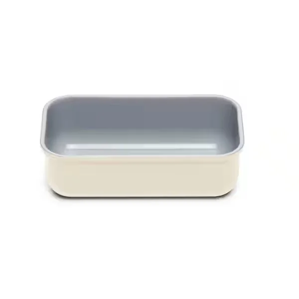 Non-Stick Ceramic Loaf Pan in Cream