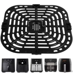 Gorware Air Fryer Grill Pan Stainless Steel Nonstick Air Fryer Crisper Plate for Air Fryer Cooking 9.05×9.44in