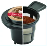 Mainstays Single Serve Coffee Maker, 1 cup Capsule or Ground Coffee, Black, New, Model 202140
