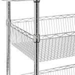 3-Shelf Chrome Rolling Cart