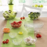 Stackable 10-Piece Glass Mixing Bowl Set