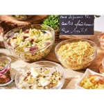 Stackable 10-Piece Glass Mixing Bowl Set