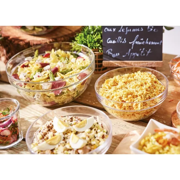Stackable 10-Piece Glass Mixing Bowl Set