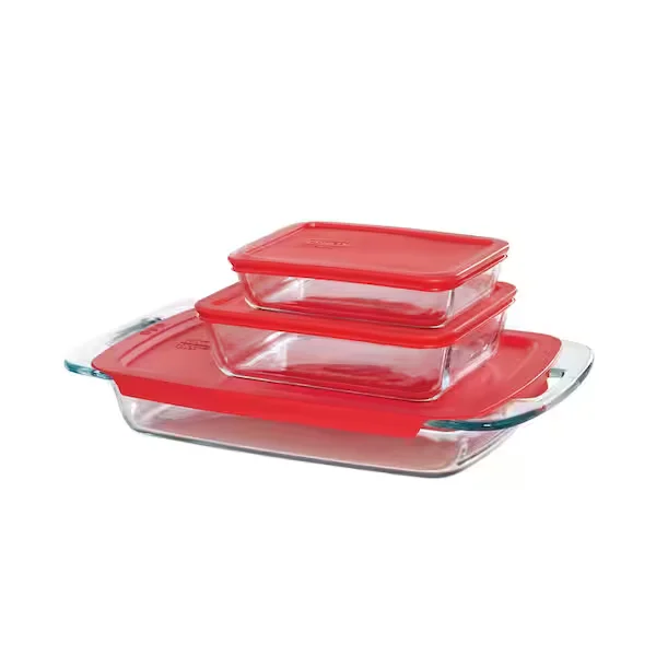 Easy Grab 4-Piece Glass Bakeware Set