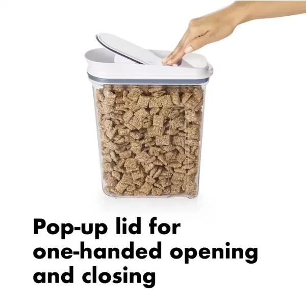 Good Grips 3.4 qt. Medium POP Cereal Dispenser with Airtight Lid (3-Pack)