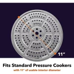 Impresa Products 11-inch Stainless Steel Pressure Cooker Canner Rack / Canning Rack - Set of 2