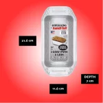 Handi-Foil Super King Aluminum Foil Loaf Pan with Handles and Lid, 2 count per pack
