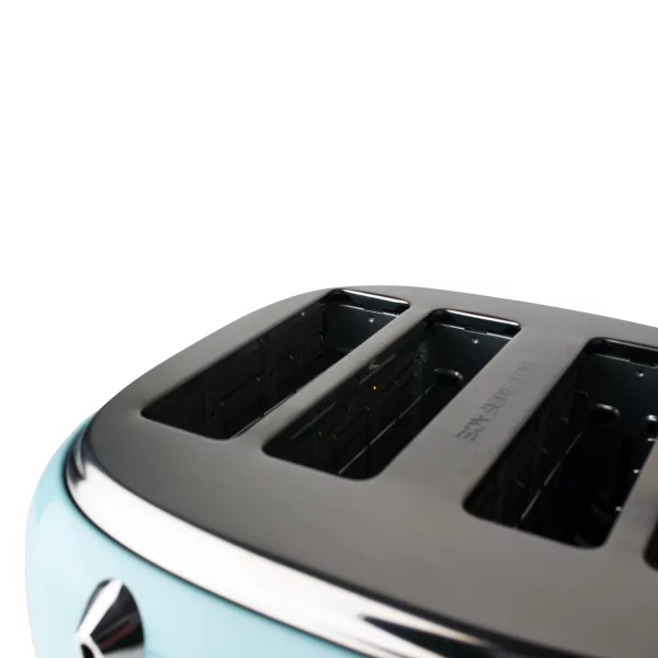 Haden Heritage 4-Slice Wide Slot Toaster, Turquoise - 75005