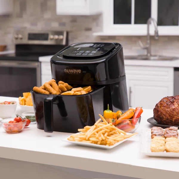 NuWave Brio 6-Quart Digital Air Fryer with One-Touch Digital Controls
