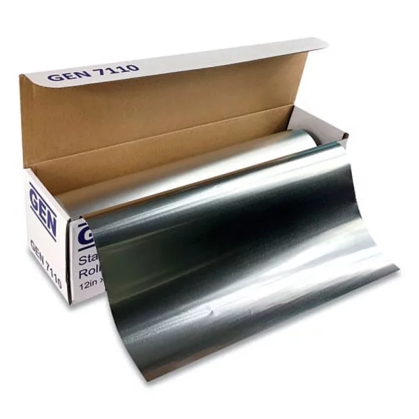 Standard Aluminum Foil Roll, 12" X 500 Ft | Bundle of 2 Rolls