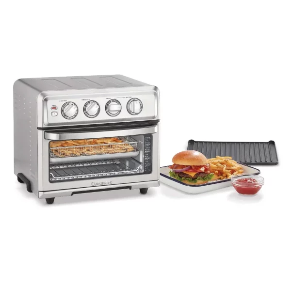 Cuisinart Air-Fryer Toaster Oven with Grill, Stainless, New, TOA-70