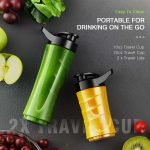 HadinEEon 300-Watt Electric Blender, 3-Speed Portable Blender for Shakes and Smoothies, with 20oz & 10oz Cups