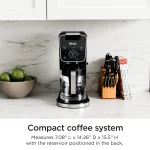 Ninja® CFP300 DualBrew Specialty Coffee System, Single-Serve, K-Cup Pod Compatible, 12-Cup Drip Coffee Maker, Glass Carafe