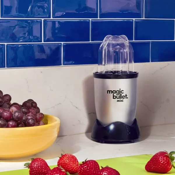 Magic Bullet® Mini 14 oz. Compact Personal Blender Silver/Black