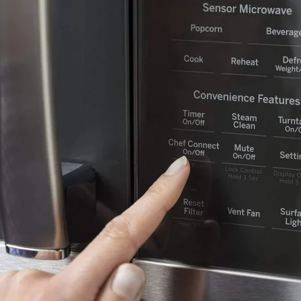 GE Profile 2.1 Cu. Ft. Over-the-Range Sensor Microwave Oven, Stainless Steel