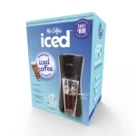 Mr. Coffee Single-Serve Iced and Hot Coffee Maker with Reusable Tumbler and Coffee Filter, Black