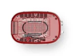 Keenstone Toaster, Retro 2 Slice Stainless Steel Toaster with Cancel, Defrost Fuction for Bread, Bagel, Wide Slots Revolution Toasters, Kitchen Appliances, Apartment Essentials Must Haves - Red
