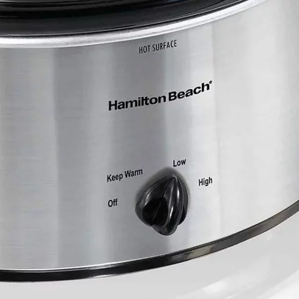 Hamilton Beach 5-Quart Portable Slow Cooker | Model# 33156