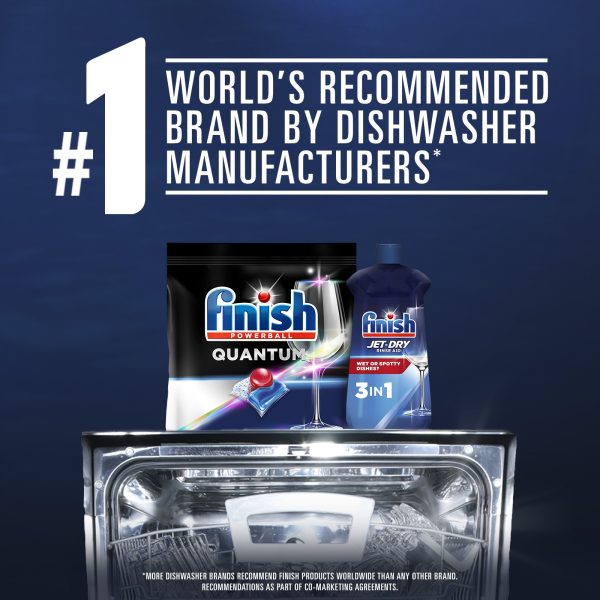 Finish Jet-Dry Rinse Aid, 32oz, Dishwasher Rinse Agent and Drying Agent