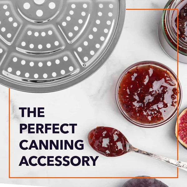 Impresa Products 11-inch Stainless Steel Pressure Cooker Canner Rack / Canning Rack - Set of 2