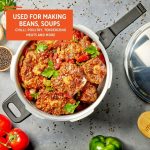 Imusa 4.2Qt Stovetop Aluminum Pressure Cooker with Safety Regulator