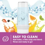 Bionic Blade Blender Portable Blender Powerful Cordless Blender with Travel Bottle New 6 Pieces