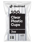 Dealmed Disposable Plastic Cups – 100% Recyclable Cups, Ideal for Doctor's Offices, School Nurse's, Hospitals, at Home and More (Case of 2500, 3 oz.)