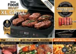 Ninja Foodi Smart XL 4-in-1 Indoor Grill with 4-Quart Air Fryer, Roast, Bake, and Smart Cook System, FG550