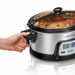 Hamilton Beach FlexCook 6 Qt Stay or Go Slow Cooker - Stainless Steel