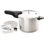 PRESTO 01264 6-Quart Aluminum Pressure Cooker