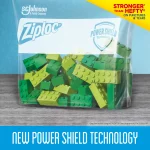 Ziploc Brand Slider Storage Quart Bags with Power Shield Technology, 76 Count