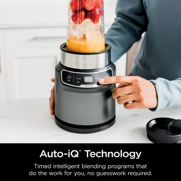 Ninja® Nutri-Blender Pro with Auto IQ®, 1000 Watts, Personal Blender, BN400