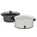 Mainstays 6 Quart Oval Slow Cooker, Stainless Steel Finish, Glass Lid, Model # MS54100112168S