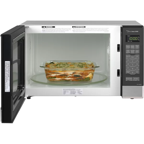 Panasonic 1.2 Cu. ft. Countertop / Built-In Microwave Oven, 1200W Inverter Power and Genius Sensor, New