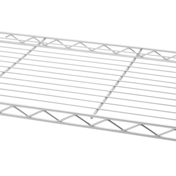 EcoStorage Chrome Color 34 in. Stainless Steel Kitchen Cart