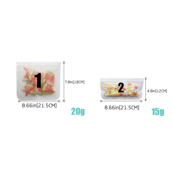 Swtroom Reusable Storage Bags, 10 Pack Reusable Gallon Freezer Bags, Extra Thick Leakproof Silicone and Plastic Free for Travel Items and Home Organization (6 Sandwich Bags+4 Kids Snack Bags)