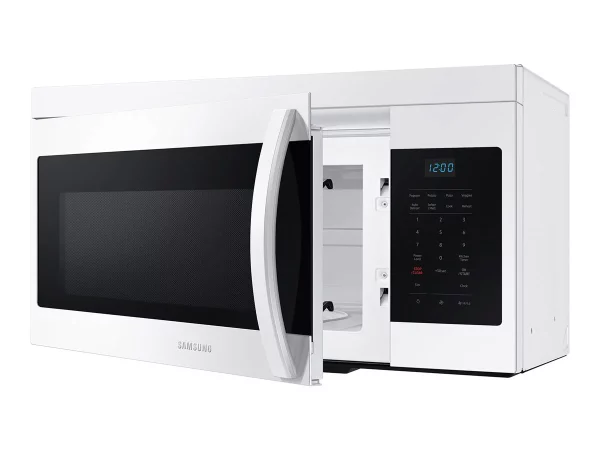 Samsung ME16A4021AW - Microwave oven - over-range - 1.6 cu. ft - 1000 W - white with built-in exhaust system