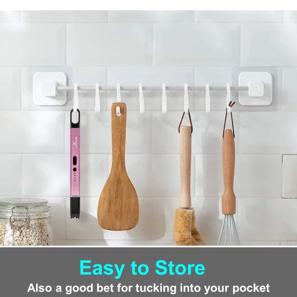 Illuminlabs Electric Lighter – USB Rechargeable Candle lighter, Windproof Flameless Plasma Arc Lighter for BBQ Grill, Camping, Stove, 7.5” Long Stick Lighter,Rose Gold