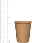 Comfy Package 8 Oz Kraft Paper Cups Disposable Coffee Cups Unbleached, 100-Pack
