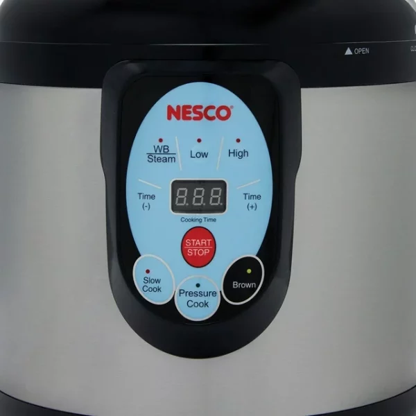 NESCO® NPC-9 9.5 Qt. Electric Smart Pressure Cooker and Canner