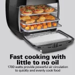 Hamilton Beach 11 Liter Air Fryer Oven with Rotisserie and Rotating Basket
