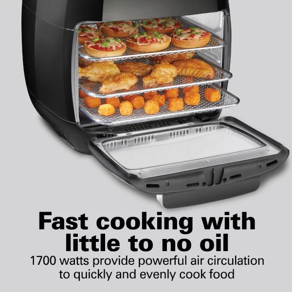 Hamilton Beach 11 Liter Air Fryer Oven with Rotisserie and Rotating Basket