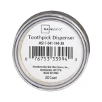 Mainstays 200-Piece Wooden Toothpicks Bundle with Clear Plastic Container