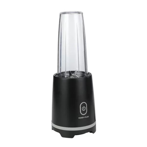 Mainstays Black Single-Serve Blender with 1 Travel Lid, 16 oz, New
