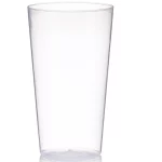 Casewin Plastic Glasses 530ml Stackable Set of 12, Dishwasher Safe Tumblers Cups Plastic Drinking Glasses, Water Juice Cocktail Glasses Camping Portable Cups Picnics BBQ’s Parties (Clear-12 Pack)