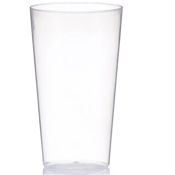 Casewin Plastic Glasses 530ml Stackable Set of 12, Dishwasher Safe Tumblers Cups Plastic Drinking Glasses, Water Juice Cocktail Glasses Camping Portable Cups Picnics BBQ’s Parties (Clear-12 Pack)