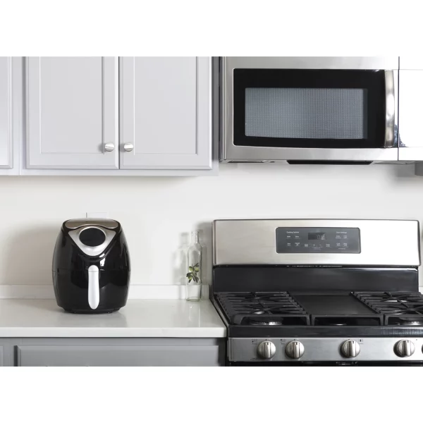 Deco Chef XL 3.7 QT Digital Air Fryer Cooker With 7 Smart Programs ,Preheat & Shake Remind , LED Touch Screen Oil-Less Non-Stick Coated Basket ,Timer Counter Top , Healthy Kitchen Safe Frying Statio