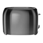 BLACK+DECKER 2-Slice Extra Wide Slot Toaster, Black, Silver, TR1278B