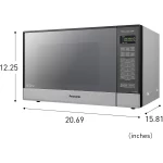 Panasonic 1.2 Cu. ft. Countertop / Built-In Microwave Oven, 1200W Inverter Power and Genius Sensor, New