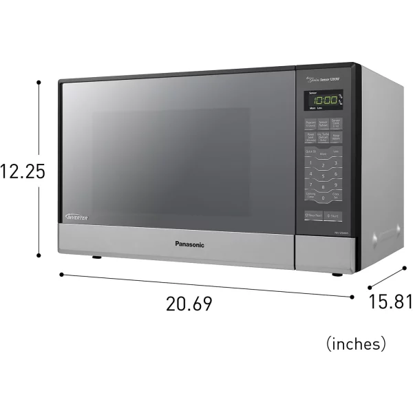 Panasonic 1.2 Cu. ft. Countertop / Built-In Microwave Oven, 1200W Inverter Power and Genius Sensor, New